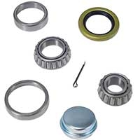 BEARING KIT 1 1/16" X 3/4" TAPERED SPINDLE WITH DUST CAP  LM11949 &  L44649 CONE  LM11910 & L44610 CUP