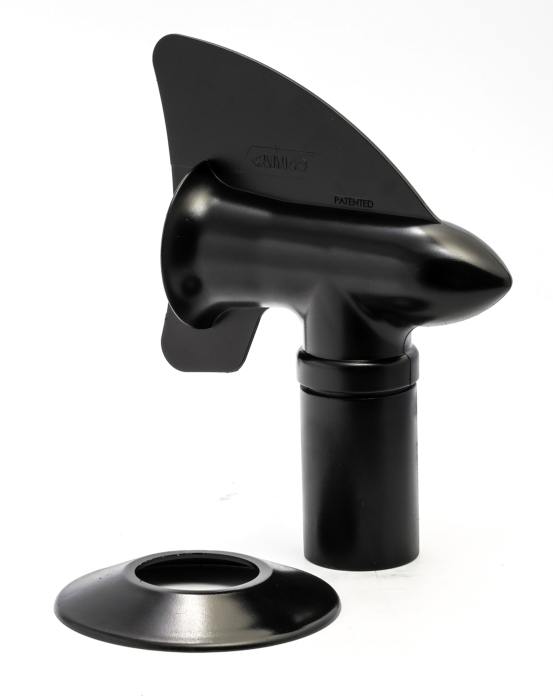 Cyclone Sewer Vent Cover - Black PDQ