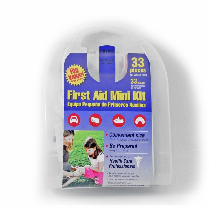 POCKET FIRST AID KIT - 33 PC.