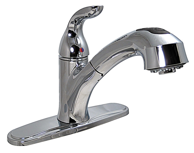 Faucet - KITCHEN Hybrid 8" With Pull Out Spray - Chrome