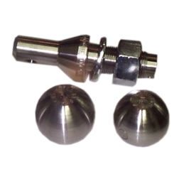 CONVERT - A - BALL SETS  STAINLESS STEEL  1" STANDARD SHANK  1-7/8" AND 2' BALLS