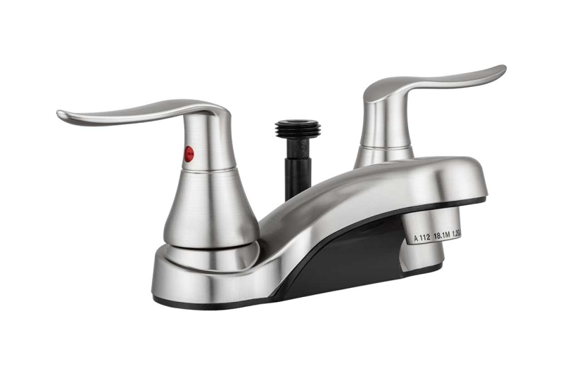 Elegant RV Lavatory Faucet w/ Diverter - Brushed Satin Nickel