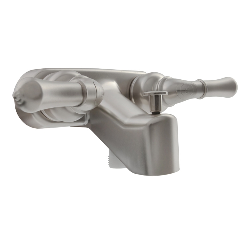 Classical RV Tub & Shower Diverter Faucet -Brushed Satin Nickel
