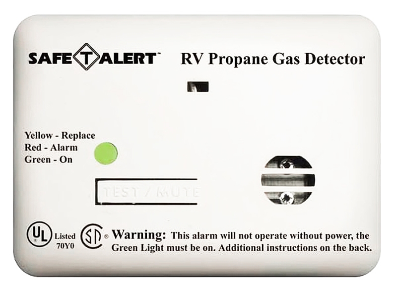 Propane Gas Alarm 12V-White