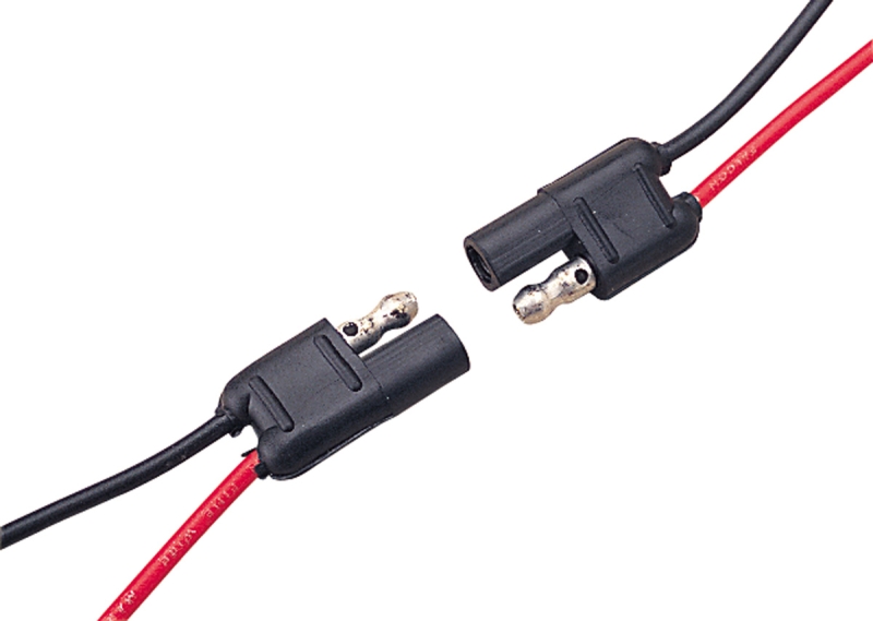 2 WIRE POLARIZED CONNECTOR PLUG AND SOCKET