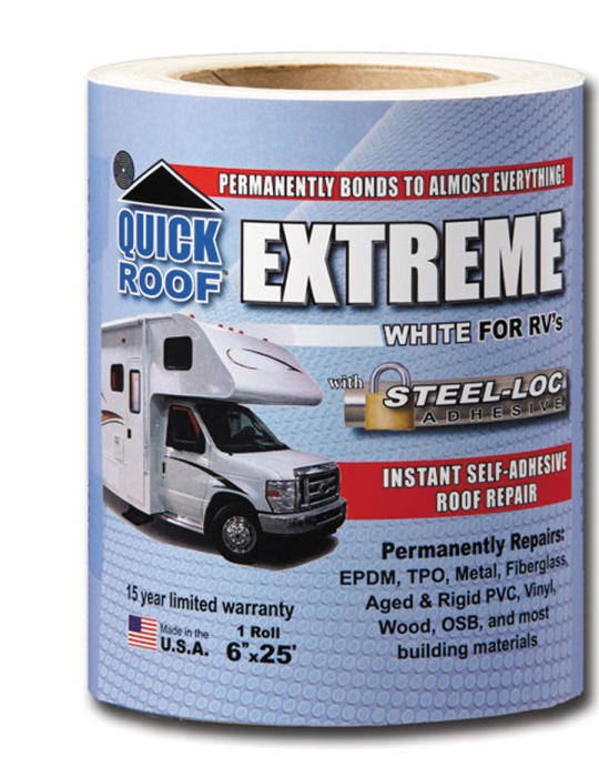Quick Roof Extreme 6" x 25' - White