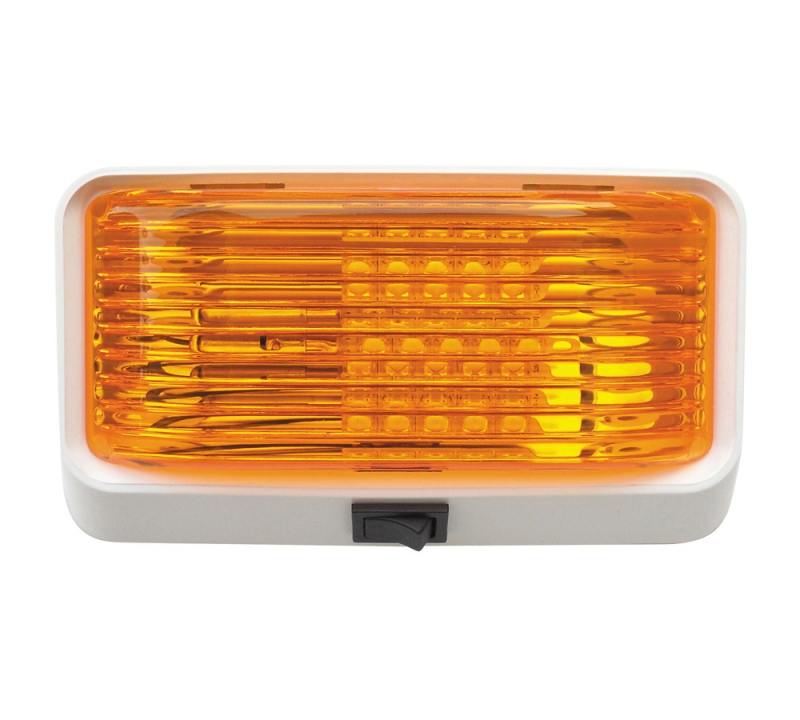LED Porch Light w/ On/Off Switch - Amber