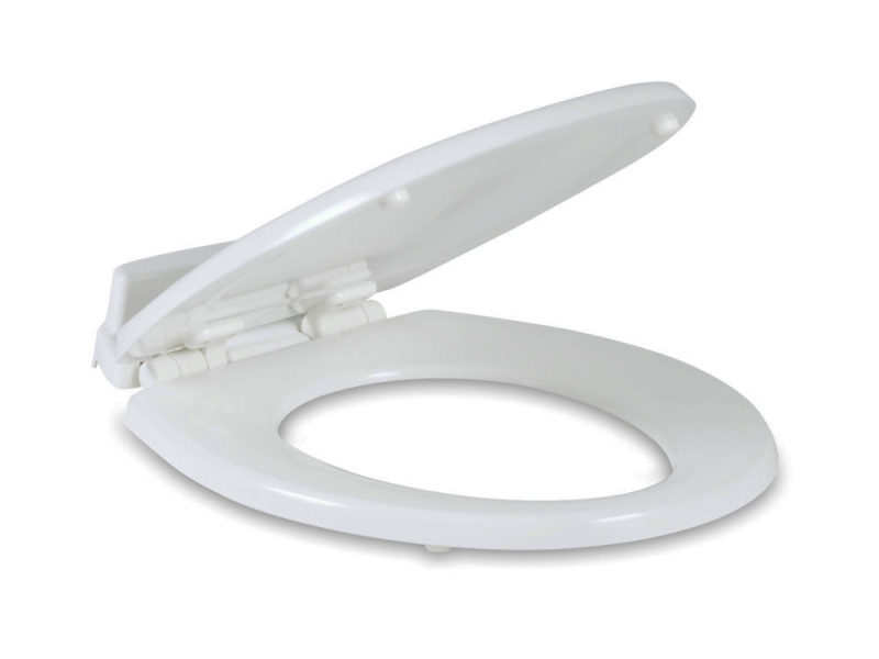 TOILET SEAT AND COVER WHITE