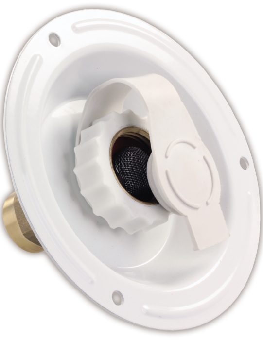 City Water Dish - White Metal FPT