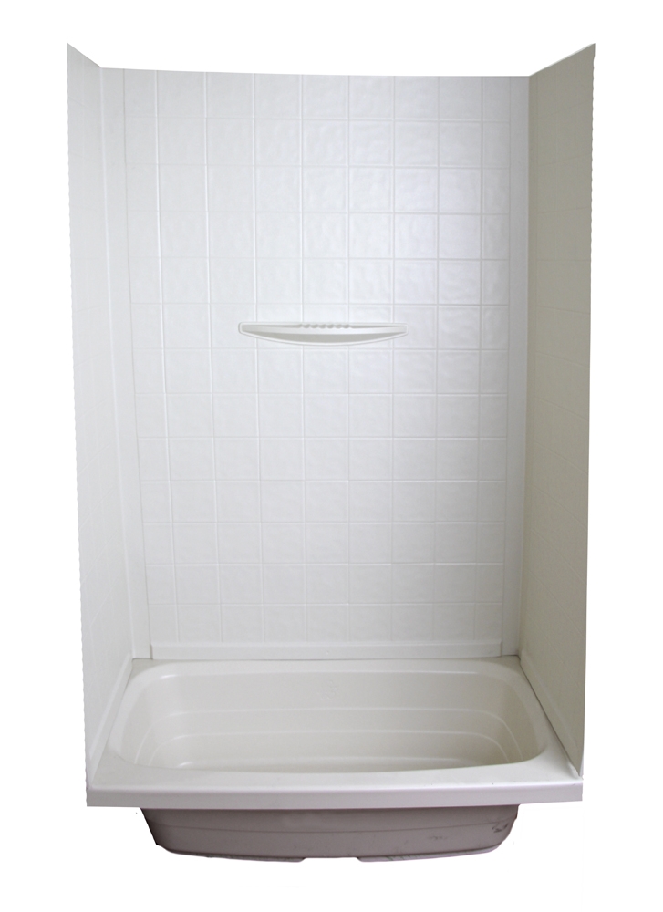 Bath Surround - White - 24" x 36" x 59"