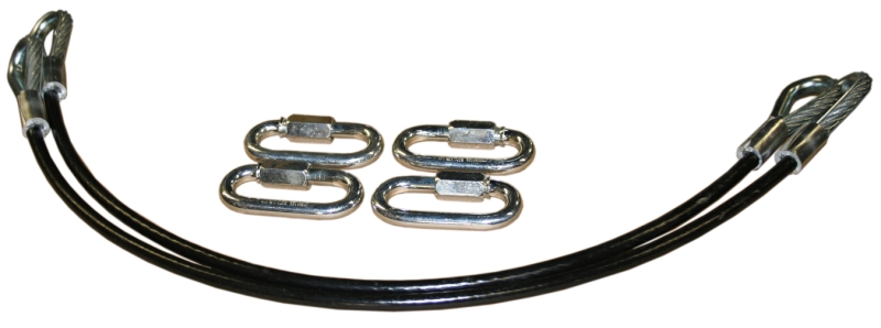 Blue Ox Safety Cable Kit 3' CLASS IV