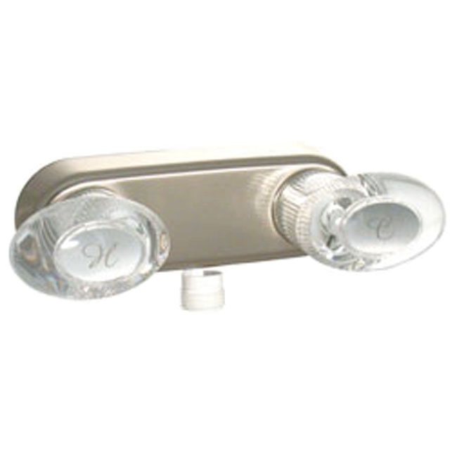 FAUCET - SHOWER VALVE 4" BRUSHED NICKEL PLASTIC