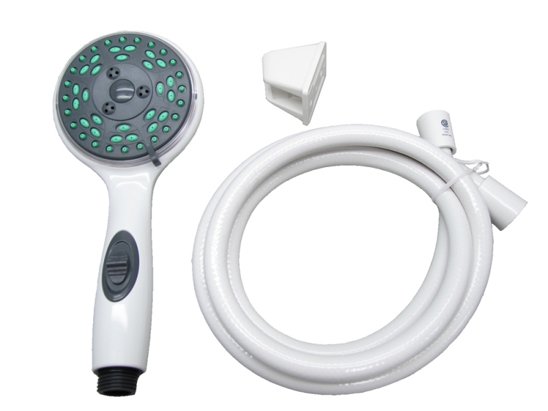 Hand Held Deluxe Shower Kit 5 Function White