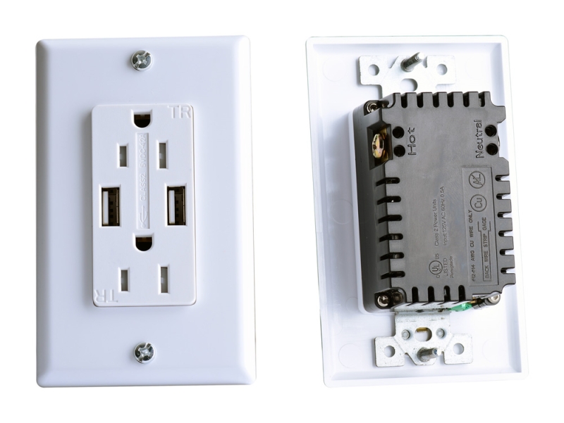 AC Dual Outlet w/Cover