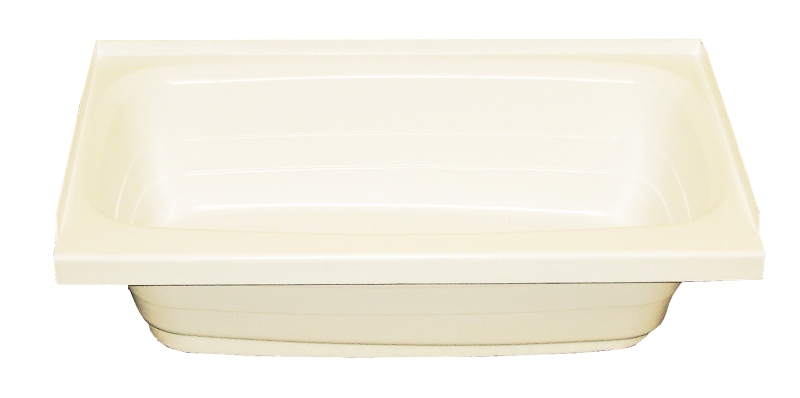 BATH TUB - LH DRAIN - PARCHMENT - 24" X 36"