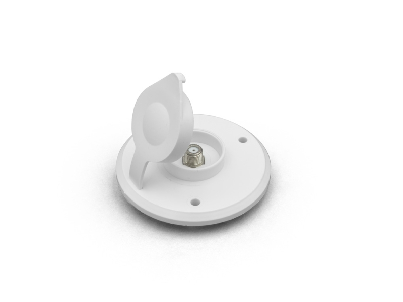 Cable TV Plate - Polar White