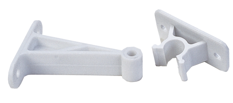 DOOR HOLDER C CLIP - 3" POLAR WHITE
