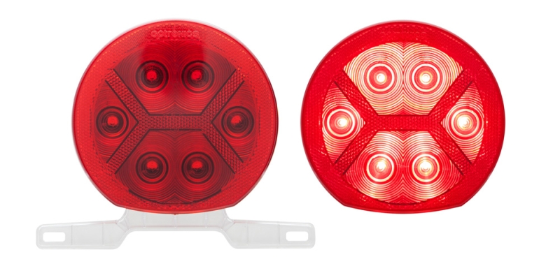 LED RV COMBINATION LOW PROFILE TAIL LIGHT KIT ROUND