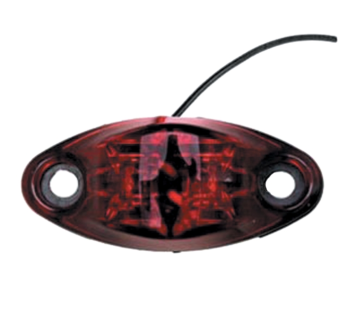 LED MARKER LAMP  RED 1 WIRE