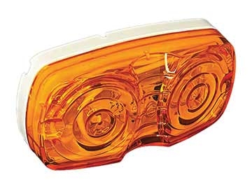 Double Bulls-Eye LED Marker Light  Amber