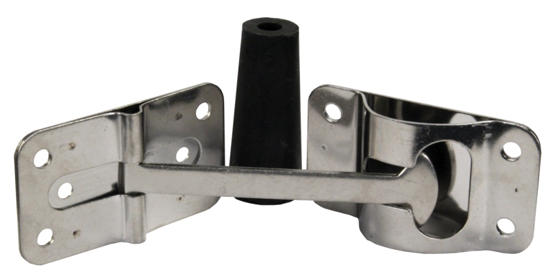 T-STYLE DOOR HOLDER - 4" STAINLESS STEEL