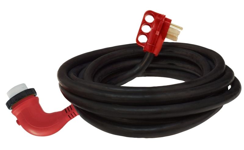 Detachable 90 Degreee Power Cord with Handle - 50 Amp