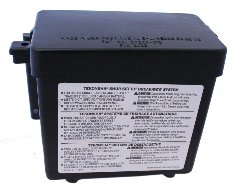 SHUR-SET 3 LOCKABLE BREAKAWAY SYSTEM - DOES NOT INCLUDE CHARGER