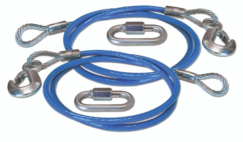 STRAIGHT CABLES W/ 1 HOOK  64IN. 10K - 1 PAIR
