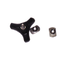 KNOB BLACK WITH NUTSERT