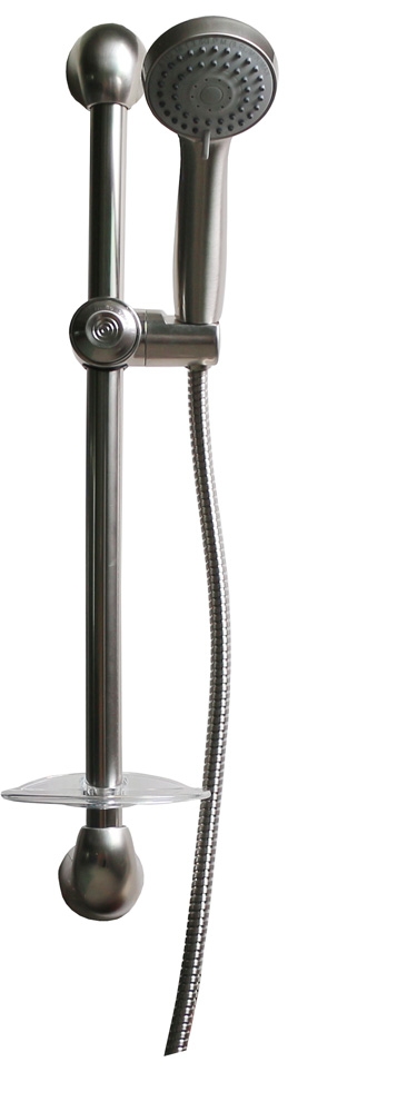 RV Shower Slide Bar - Brushed Nickel