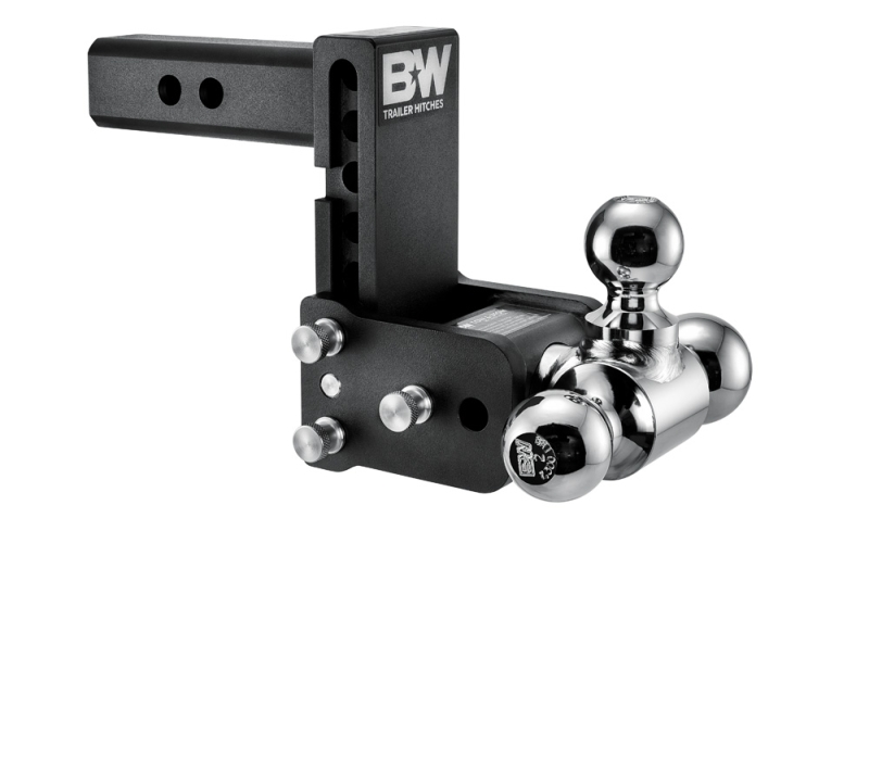 Tri-Ball Adjustable Ball Mount 1-7/8"  2"  & 2-5/16" Chrome Balls
