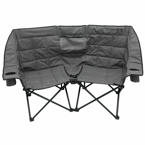 Kozy Bear Double Chair Heather Grey