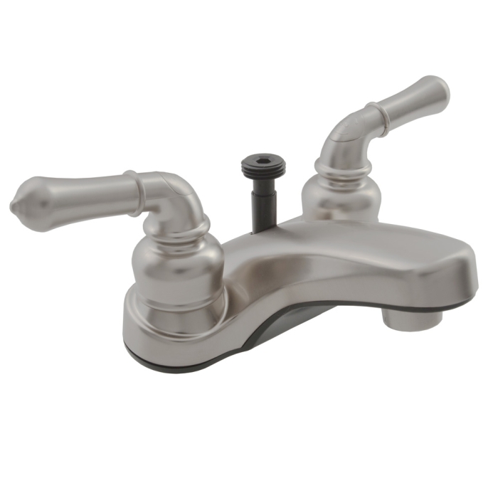 Classical RV Lavatory Faucet w/ Diverter - Brushed Satin Nickel