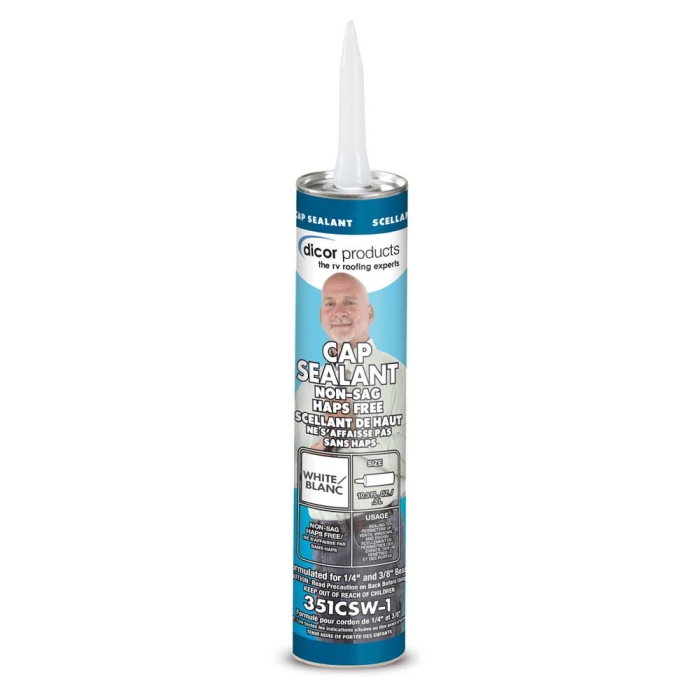 Non-Sag Cap Sealant 10.3 oz - White