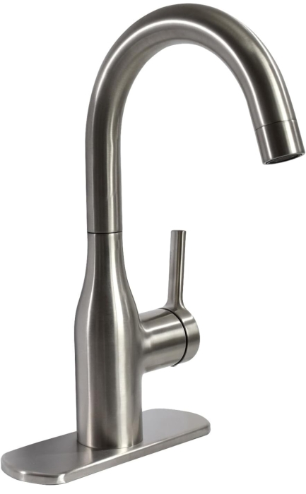 Single Handle Bar/Lavatory Faucet - Brushed Nickel