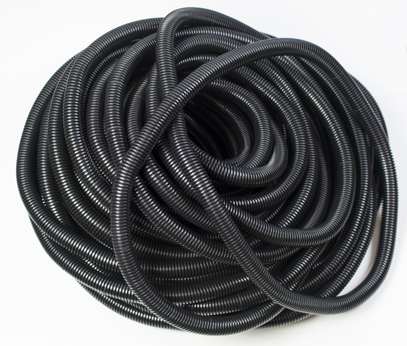 Black Split Loom-5/8" x 100'