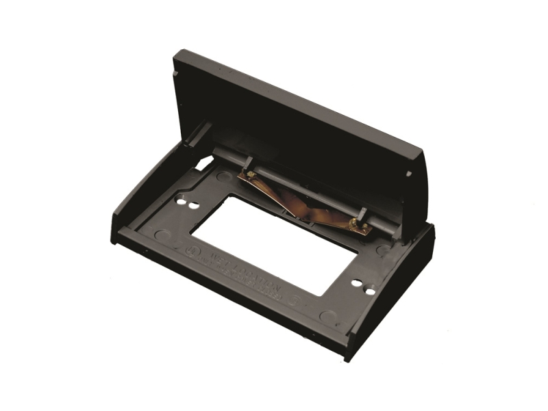 Black Weatherproof GFCI Outlet Cover