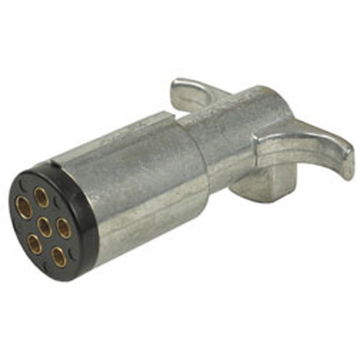 Connector trailer end  6 way metal - packaged