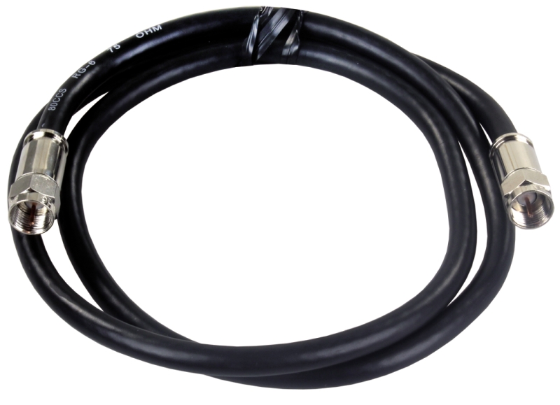 3' RG6 Coax w/ Compression Ends
