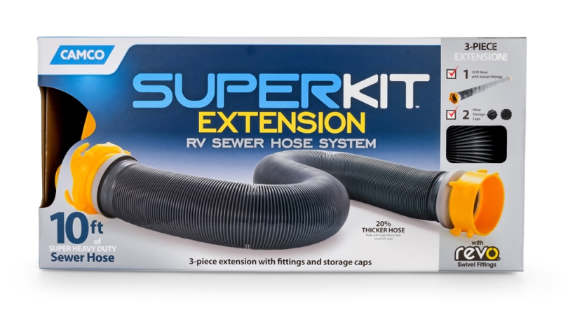 Superkit Sewer Hose Extension - 10'