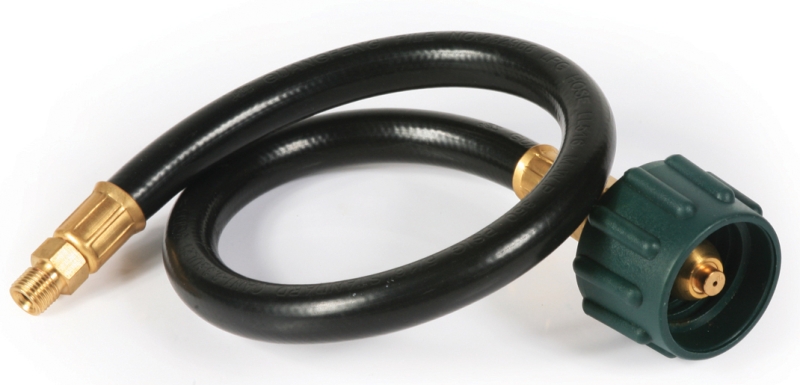 PIGTAIL GAS HOSE 15" TYPE 1 ACME NUT CLAMSHELL