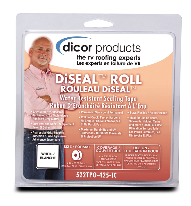 DiSeal Sealing Tape 4" x 25' - White