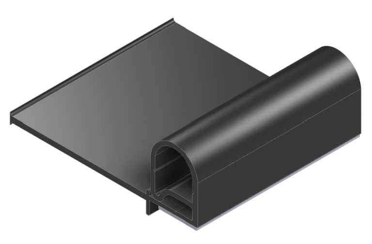 FLIP 'N SEAL SLIDE-OUT SEALING SYSTEM SINGLE 1.13" BULB 2.5" WIPE  35'
