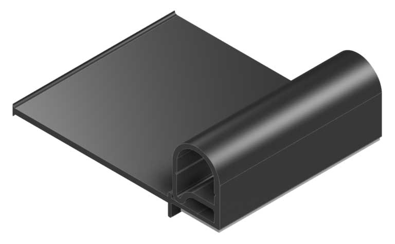 FLIP 'N SEAL SLIDE-OUT SEALING SYSTEM SINGLE 1.13" BULB 2.75" WIPE 35'