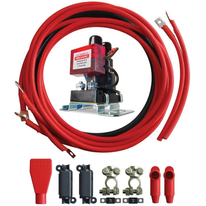 12V 100A Smart Battery Isolator W/Wiring Kit