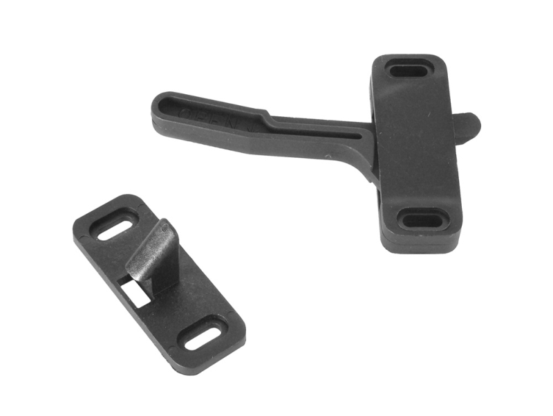 Screen Door Latch - Black Philips Left Hand