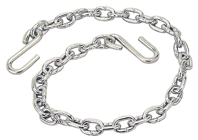 TRAILER SAFETY CHAIN 1/4" X 44 1/2"  ZINC PLATED STEEL