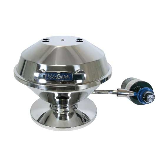 Magma Beach Fire Portable Gas Grill 15" Stainless Steel