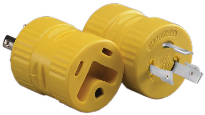 RV Generator Adapter 30 Amp Female - 30 Amp Male Locking
