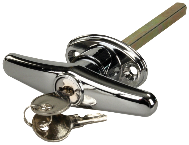 LOCKING T - HANDLE CHROME